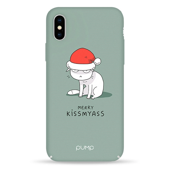 Чехол Pump Tender Touch Case for iPhone X/XS Kissmyass #