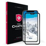 Скло +NEU Chatel Full 3D Crystal with Mesh for iPhone 11/XR Front Black