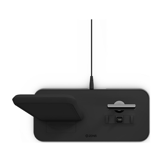 Бездротовий зарядний пристрій ZENS Stand + Dock Aluminium Wireless Charger 10W Black - ціна, характеристики, відгуки, розстрочка, фото 3