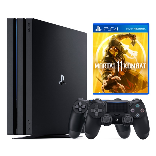 Игровая консоль Sony PlayStation 4 Pro 1TB + Mortal Kombat 11 + DualShock 4 - цена, характеристики, отзывы, рассрочка, фото 1