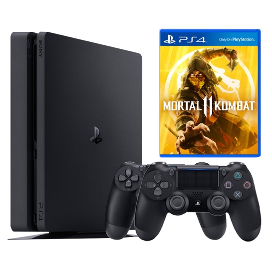 Ігрова консоль Sony PlayStation 4 Slim 1TB + Mortal Kombat 11 + DualShock 4 - ціна, характеристики, відгуки, розстрочка, фото 1