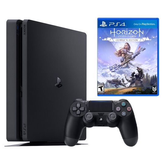 Ігрова консоль Sony PlayStation 4 Slim 500Gb + Horizon Zero Dawn - ціна, характеристики, відгуки, розстрочка, фото 1
