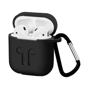 Чехол Silicone Case for Apple AirPods with Carbine Black - цена, характеристики, отзывы, рассрочка, фото 1