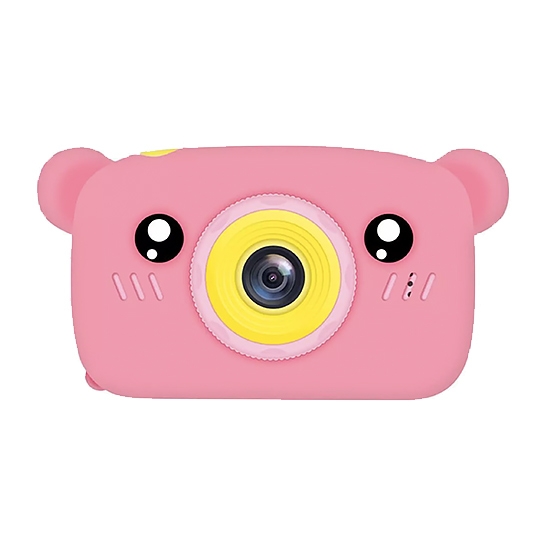 Детский Цифровой Фотоаппарат Smart Kids Cam TOY 9 PLUS Bear Pink - цена, характеристики, отзывы, рассрочка, фото 1