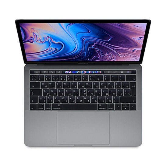 Ноутбук Apple MacBook Pro 13" 128GB Retina Space Gray with Touch Bar 2019 (MUHN2) - Дисконт - ціна, характеристики, відгуки, розстрочка, фото 1
