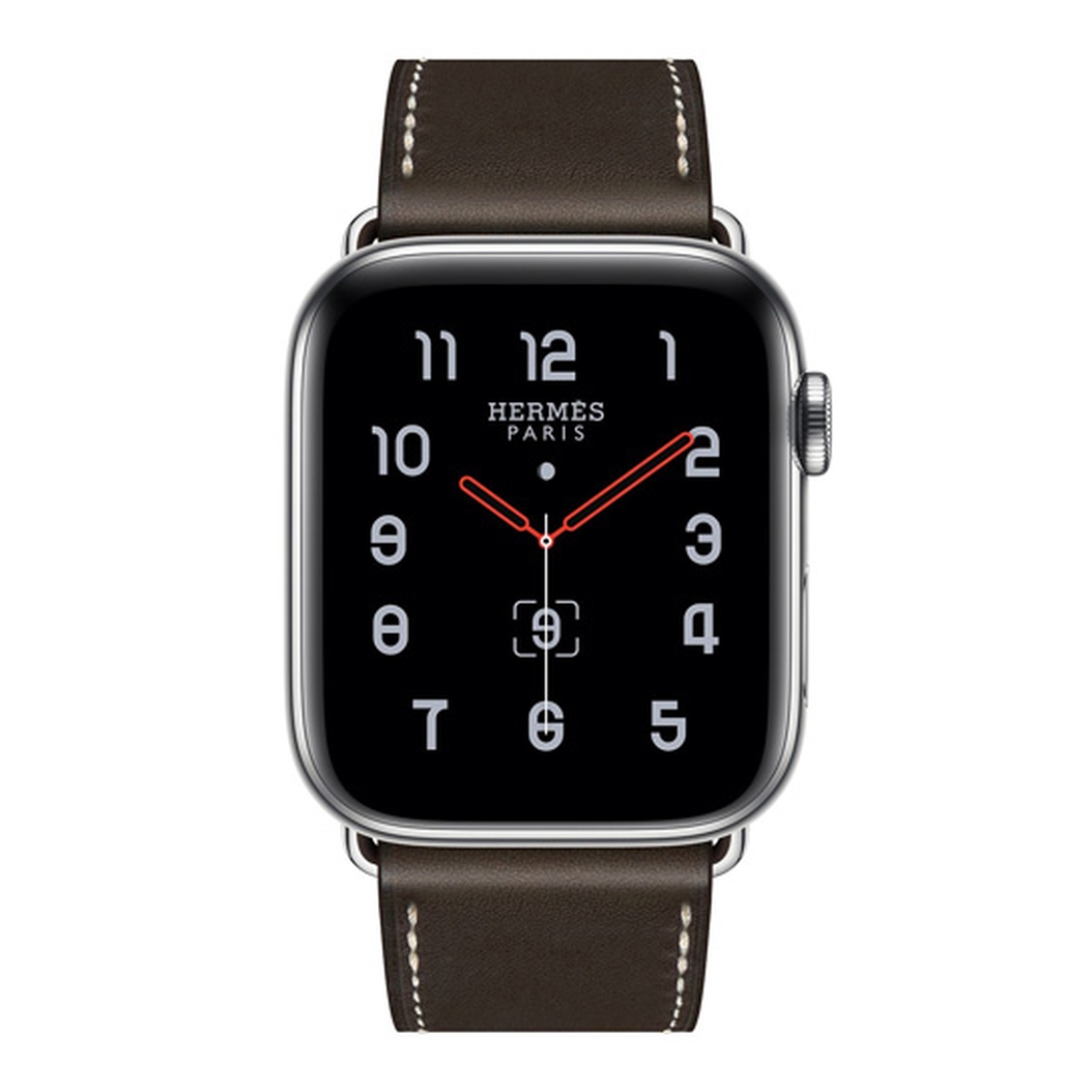 Apple Watch Hermes Series 5 LTE 44mm Stainless Steel Case with Ebene Single Buckle