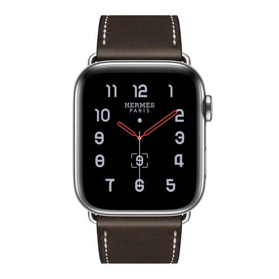 Смарт-годинник Apple Watch Hermes Series 5 + LTE 44mm Stainless Steel Case with Ebene Single Buckle - ціна, характеристики, відгуки, розстрочка, фото 2