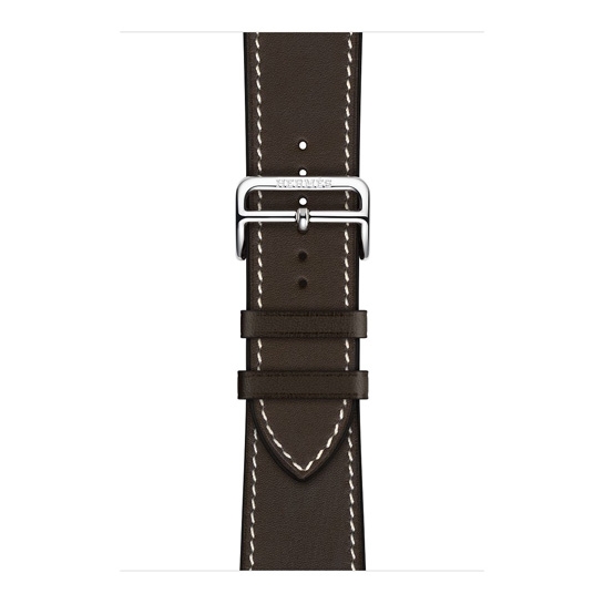 Смарт-часы Apple Watch Hermes Series 5 + LTE 44mm Stainless Steel Case with Ebene Single Buckle - цена, характеристики, отзывы, рассрочка, фото 3
