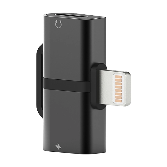 Перехідник WiWU Gemini Dual Lightning Converter Space Grey