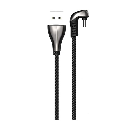 Кабель Wsken Diamond Lightning to USB Cable U-Type (1.2m) Black - ціна, характеристики, відгуки, розстрочка, фото 1