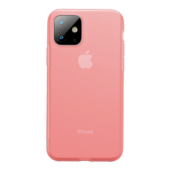 Чехол Baseus Jelly Liquid Silica Transparent Case for iPhone 11 Red - цена, характеристики, отзывы, рассрочка, фото 1