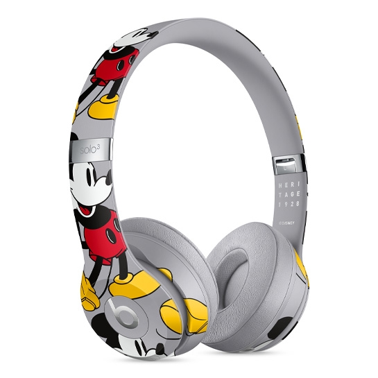 Навушники Beats Audio Solo 3 Wireless On-Ear Headphones Mickey’s 90th Anniversary Edition - ціна, характеристики, відгуки, розстрочка, фото 1