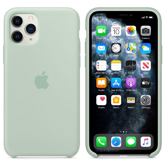 Чехол Apple Silicone Case for iPhone 11 Pro Beryl - цена, характеристики, отзывы, рассрочка, фото 3