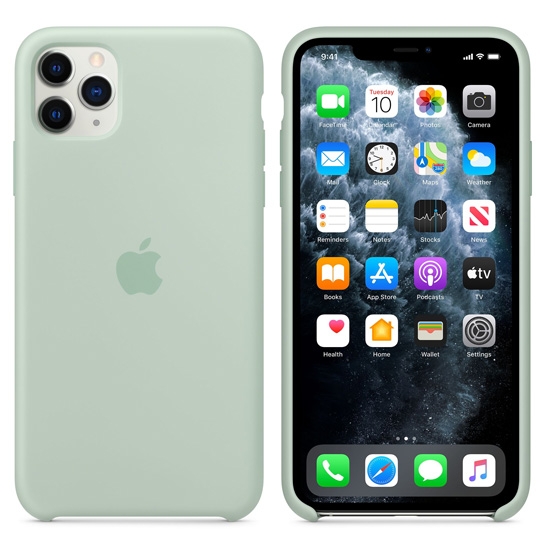 Чехол Apple Silicone Case for iPhone 11 Pro Max Beryl - цена, характеристики, отзывы, рассрочка, фото 3