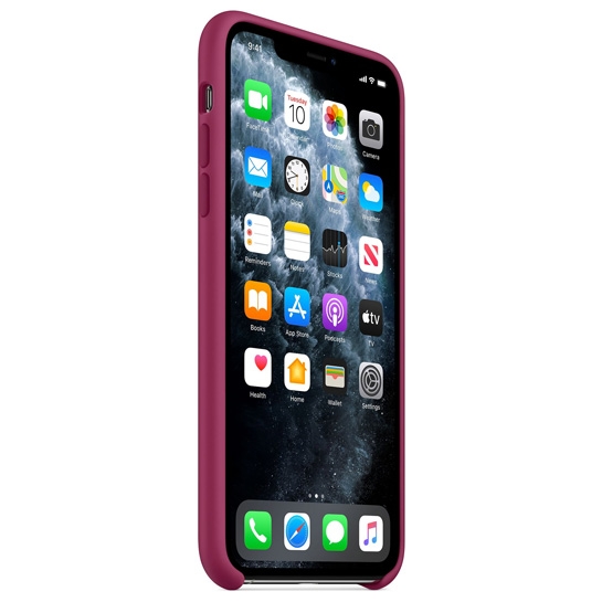Чохол Apple Silicone Case for iPhone 11 Pro Max Pomegranate - ціна, характеристики, відгуки, розстрочка, фото 2