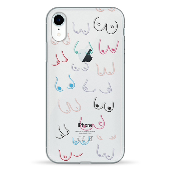Чехол Pump Transparency Case for iPhone XR Tits # - цена, характеристики, отзывы, рассрочка, фото 1