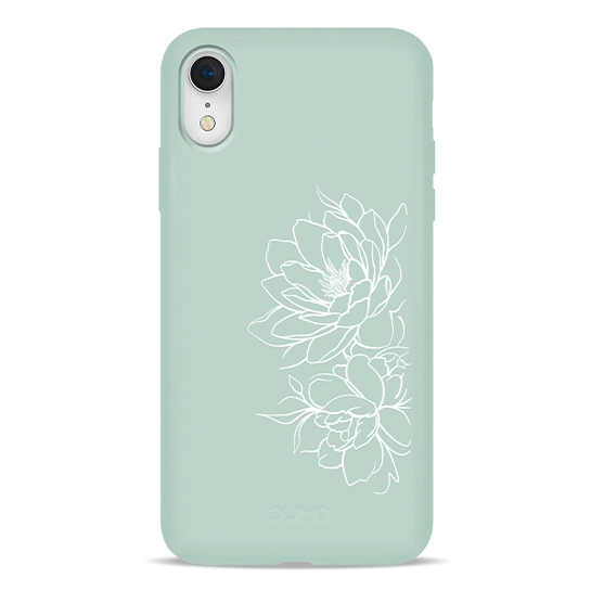 Чехол Pump Silicone Minimalistic Case for iPhone XR Floral #