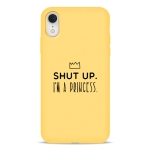 Чехол Pump Silicone Minimalistic Case for iPhone XR I'm a Princess #