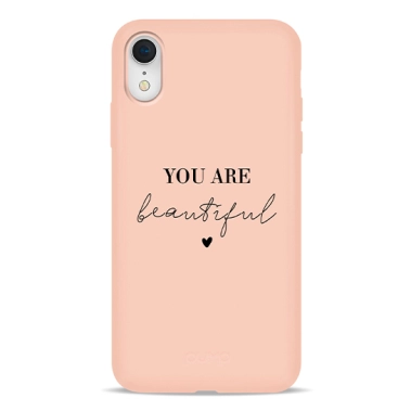 Чохол Pump Silicone Minimalistic Case for iPhone XR You Are Beautifull # - цена, характеристики, отзывы, рассрочка, фото 1