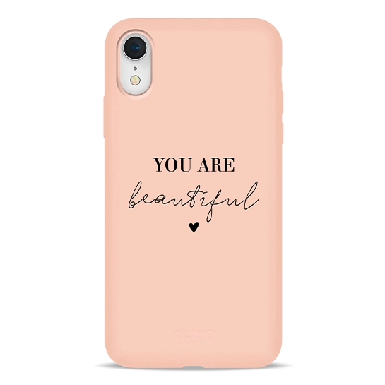 Чохол Pump Silicone Minimalistic Case for iPhone XR You Are Beautifull #
