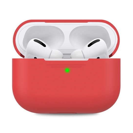 Чохол Silicone Case for Apple AirPods Pro Red - ціна, характеристики, відгуки, розстрочка, фото 1