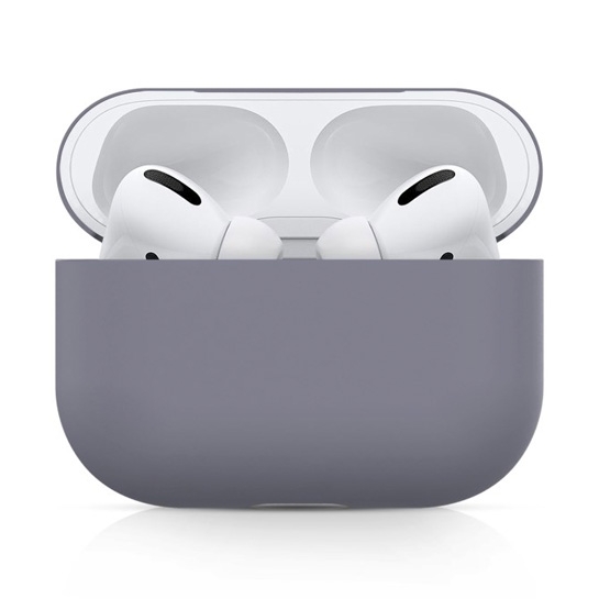 Чохол Silicone Case for Apple AirPods Pro Lavender Gray - ціна, характеристики, відгуки, розстрочка, фото 1
