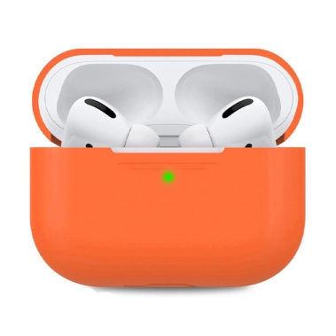 Чехол Silicone Case for Apple AirPods Pro Papaya - цена, характеристики, отзывы, рассрочка, фото 1