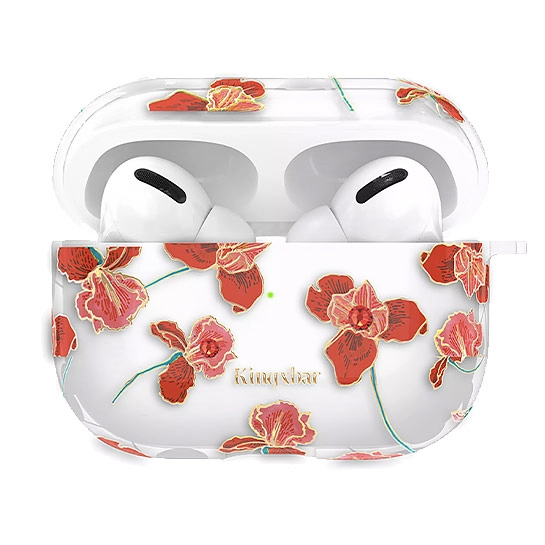 Чехол Kingxbar Swarovski Plastic Case for Apple AirPods Pro Kapok
