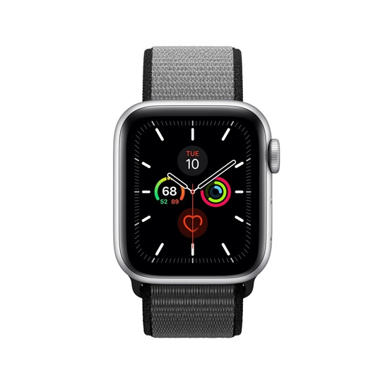 Смарт-годинник Apple Watch Series 5 40mm Silver Aluminum Case with Anchor Gray Sport Loop - ціна, характеристики, відгуки, розстрочка, фото 3