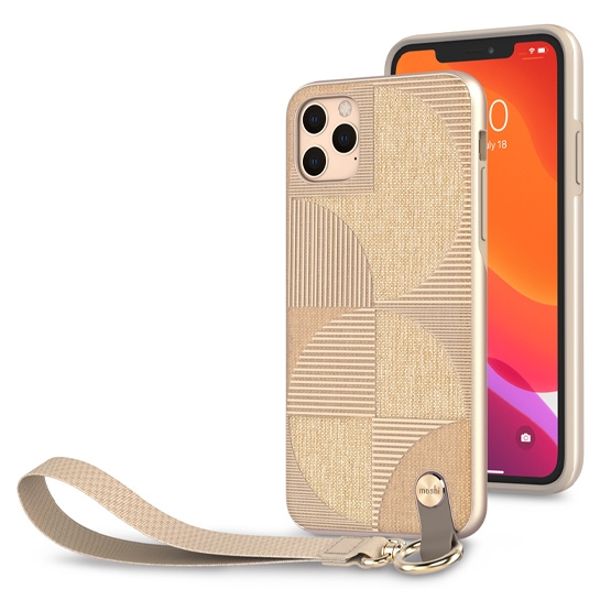Чохол Moshi Altra Slim Case with Wrist Strap Sahara Beige for iPhone 11 Pro - ціна, характеристики, відгуки, розстрочка, фото 2