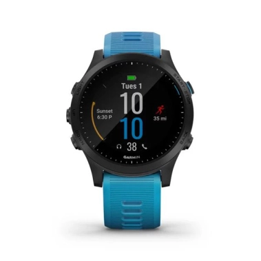 Спортивний годинник Garmin Forerunner 945 Tri-bundle HRM with Blue and Black Silicone Bands - цена, характеристики, отзывы, рассрочка, фото 1