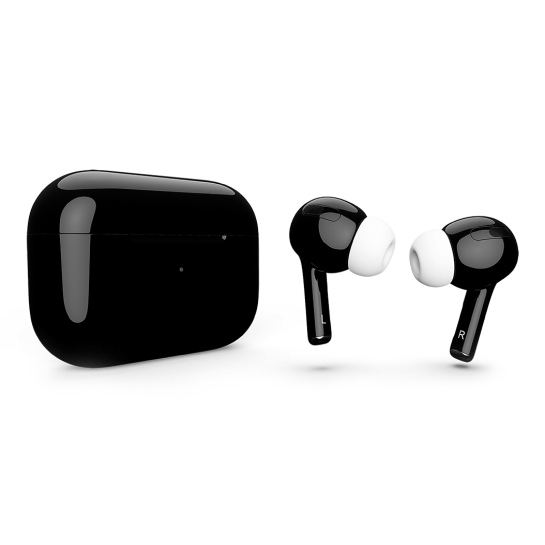Глянцеві навушники Apple AirPods Pro Black - ціна, характеристики, відгуки, розстрочка, фото 1