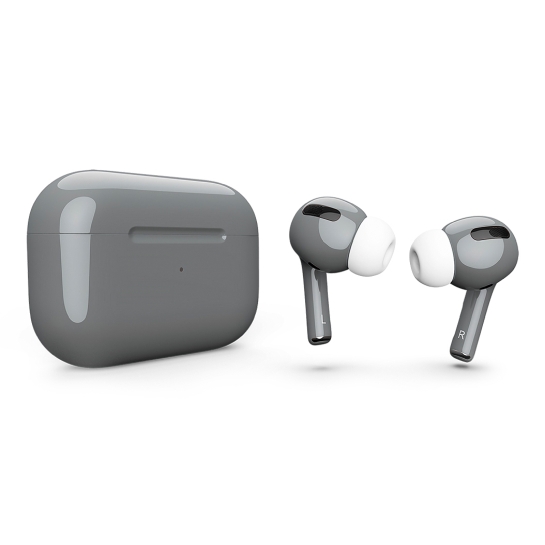 Глянцеві навушники Apple AirPods Pro Cool Gray - ціна, характеристики, відгуки, розстрочка, фото 1