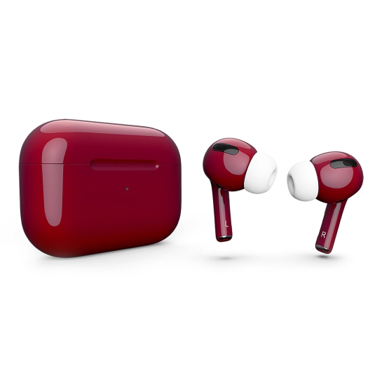 Глянцеві навушники Apple AirPods Pro Maroon - ціна, характеристики, відгуки, розстрочка, фото 1