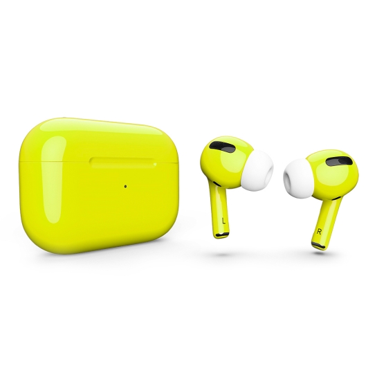 Глянцевые наушники Apple AirPods Pro Lemon Tonic - цена, характеристики, отзывы, рассрочка, фото 1
