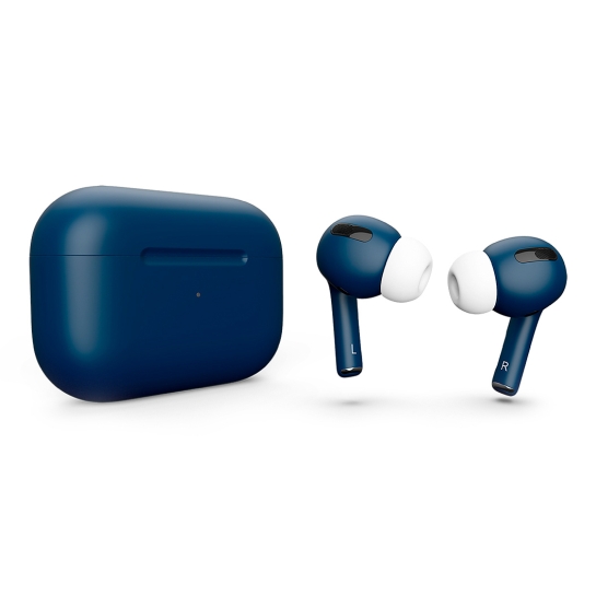 Матові навушники Apple AirPods Pro Navy Peony - ціна, характеристики, відгуки, розстрочка, фото 1