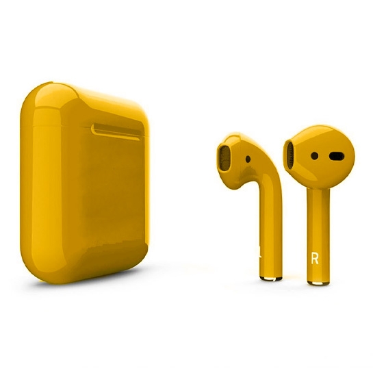 Глянцеві навушники Apple AirPods 2 Freesia - ціна, характеристики, відгуки, розстрочка, фото 1