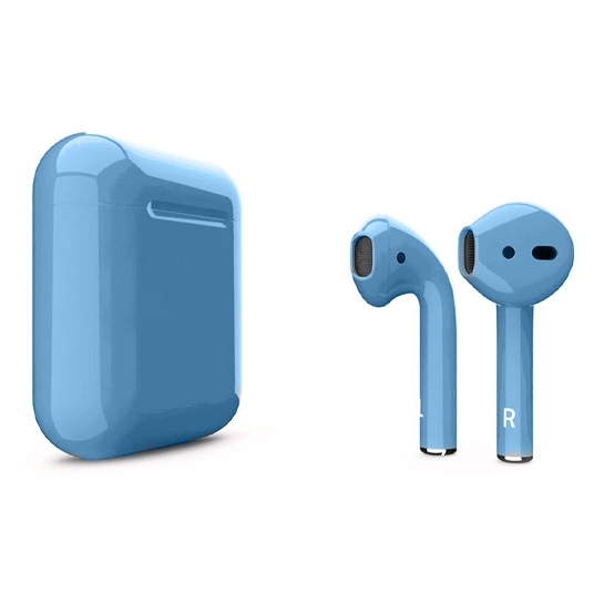 Глянцеві навушники Apple AirPods 2 Niagara - ціна, характеристики, відгуки, розстрочка, фото 1