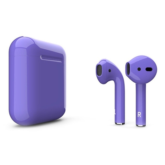 Глянцеві навушники Apple AirPods 2 Ultra Violet - ціна, характеристики, відгуки, розстрочка, фото 1