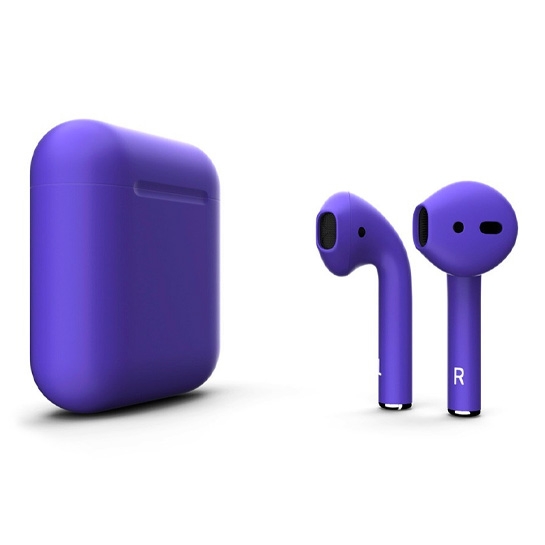Матові навушники Apple AirPods 2 Ultra Violet - ціна, характеристики, відгуки, розстрочка, фото 1