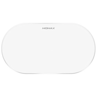 Бездротовий зарядний пристрій Momax Q.Pad Dual Pro Wireless Charger 10W White - цена, характеристики, отзывы, рассрочка, фото 1