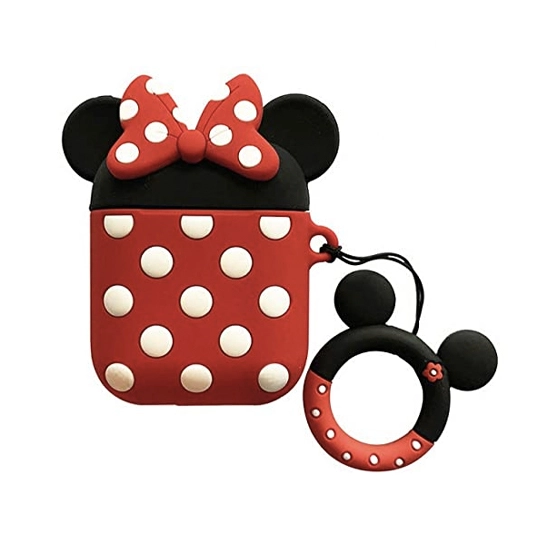 Чохол Cartoon Silicone Case for Apple AirPods Minnie Mouse