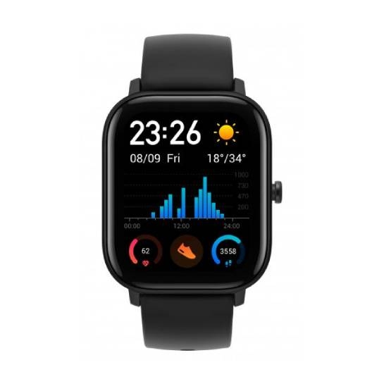 Смарт-годинник Amazfit GTS Black - ціна, характеристики, відгуки, розстрочка, фото 1