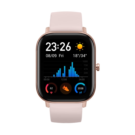 Смарт-годинник Amazfit GTS Rose Pink - ціна, характеристики, відгуки, розстрочка, фото 1