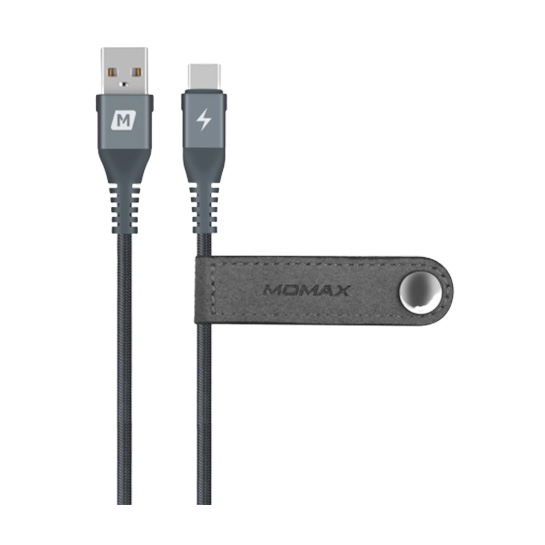 Кабель Momax New Elite Link Type-C to USB Cable Gray - ціна, характеристики, відгуки, розстрочка, фото 2