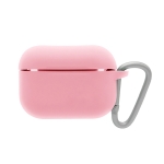 Чехол Blueo Liquid Silicone Case for Apple AirPods Pro with Carbine Light Pink