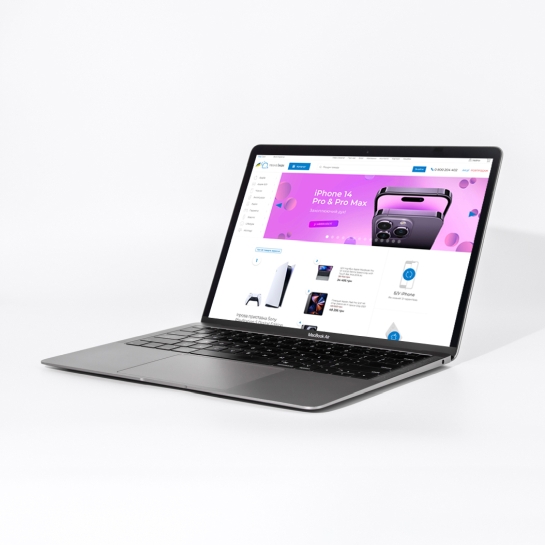 Б/У Ноутбук Apple MacBook Air 13" 256GB, Retina Space Gray, 2018 (Идеальное) - цена, характеристики, отзывы, рассрочка, фото 1