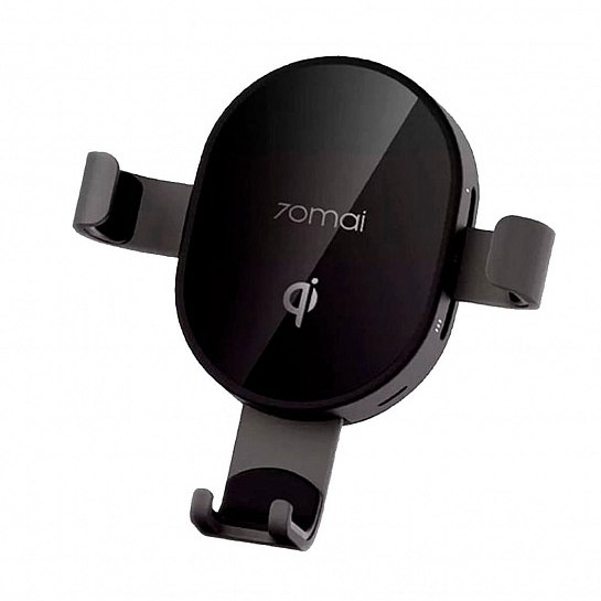 Автомобільний зарядний пристрій Xiaomi 70mai Wireless Car Charger Mount Black - цена, характеристики, отзывы, рассрочка, фото 1