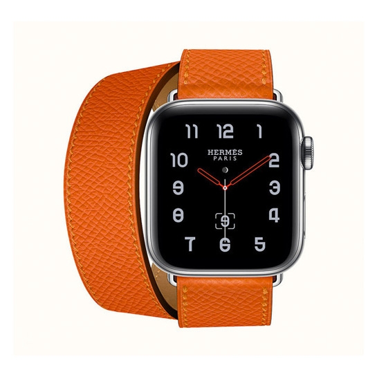 Смарт-годинник Apple Watch Hermes Series 4 + LTE 40mm Stainless Steel Feu Epsom Leather Double Tour - ціна, характеристики, відгуки, розстрочка, фото 2