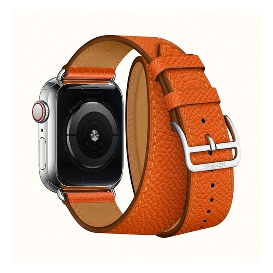 Смарт-годинник Apple Watch Hermes Series 4 + LTE 40mm Stainless Steel Feu Epsom Leather Double Tour - ціна, характеристики, відгуки, розстрочка, фото 3